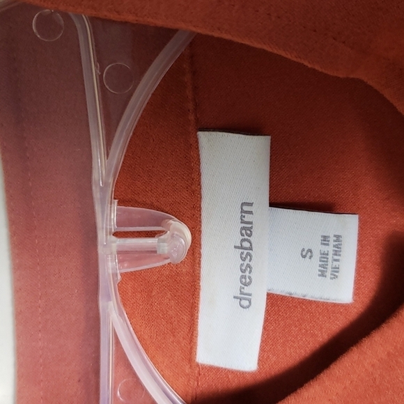 Christopher and banks lightweight jacket, rust orange, over shirt, Sz Small - Picture 5 of 8